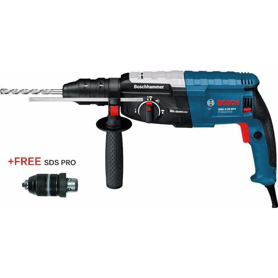 Bosch GBH 2-28 DFV 3-Modes Rotary Hammer 28mm 820W 3.2J