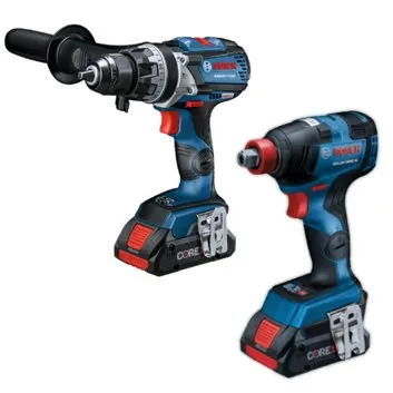 BOSCH GXL18V-224B25  -  18V PREMIUM BRUSHLESS IMPACT & HAMMER DRILL COMBO KIT