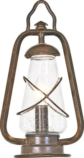 Botany Bay Old Bronze Outdoor Pedestal Lantern - ID 5714