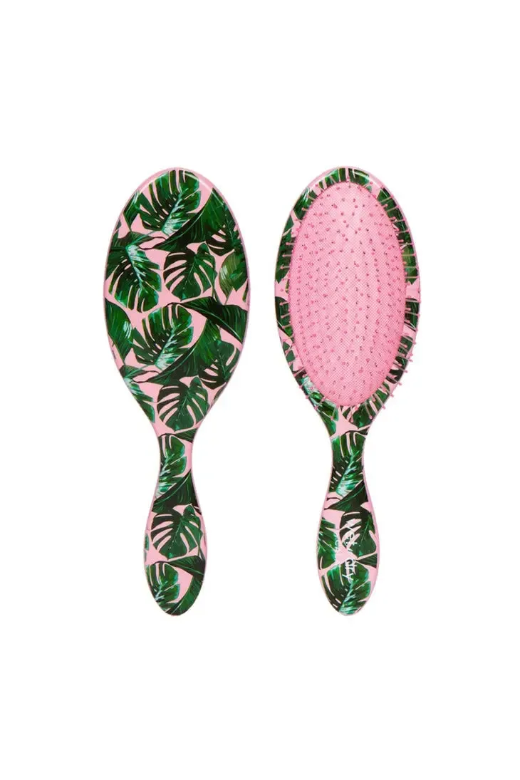 CALA Wet-N-Dry Detangling Hair Brush - Tropical Palm