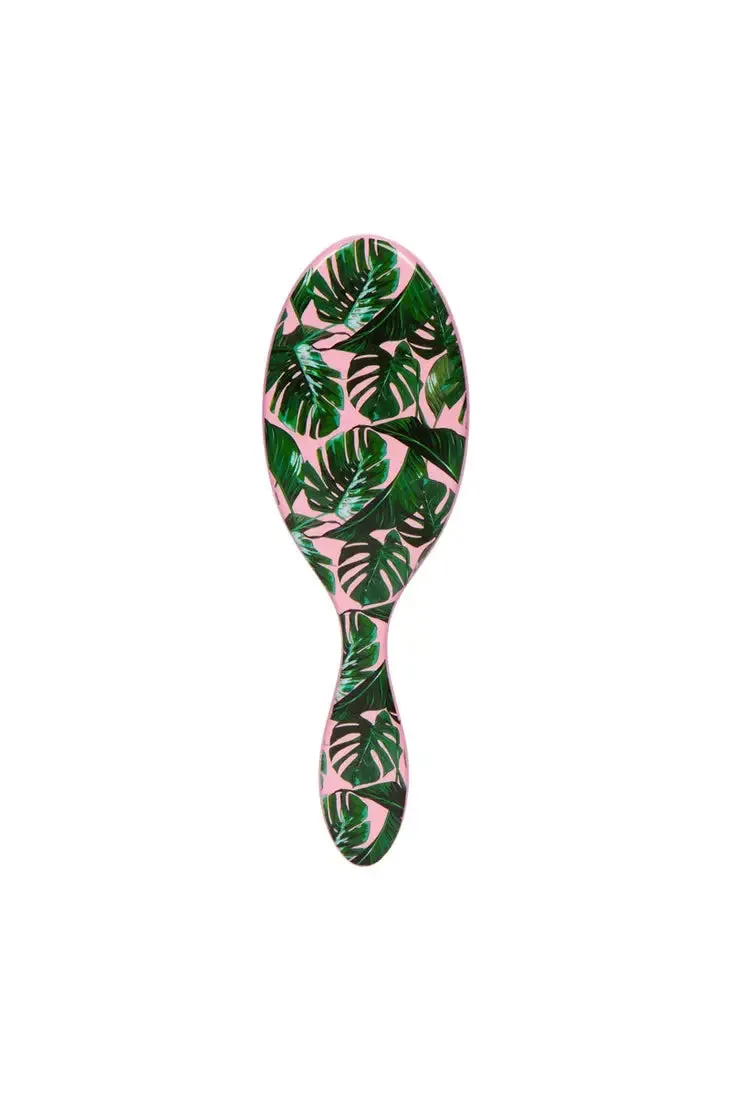 CALA Wet-N-Dry Detangling Hair Brush - Tropical Palm