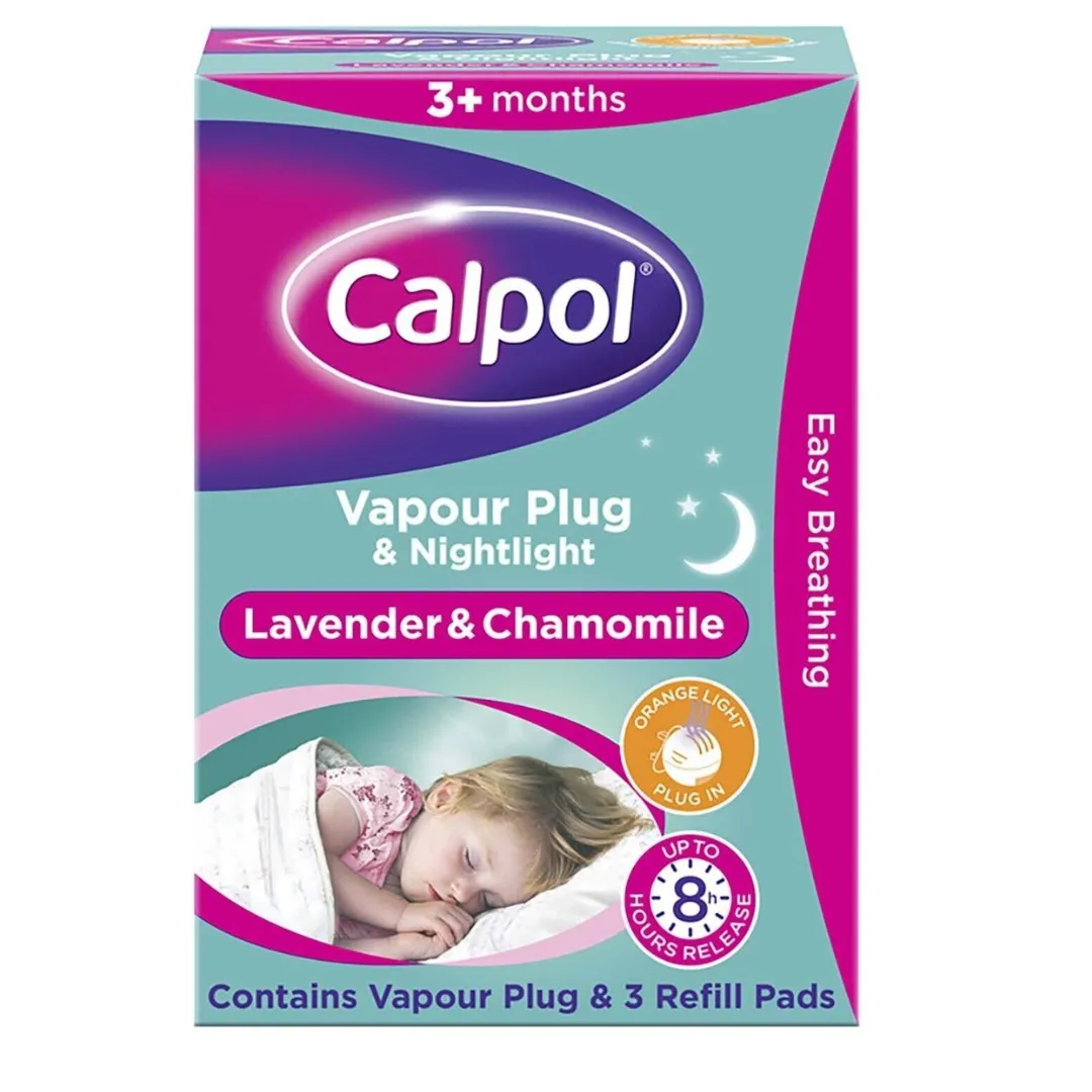 CALPOL Vapour Plug & Nightlight Lavender & Chamomile (N)