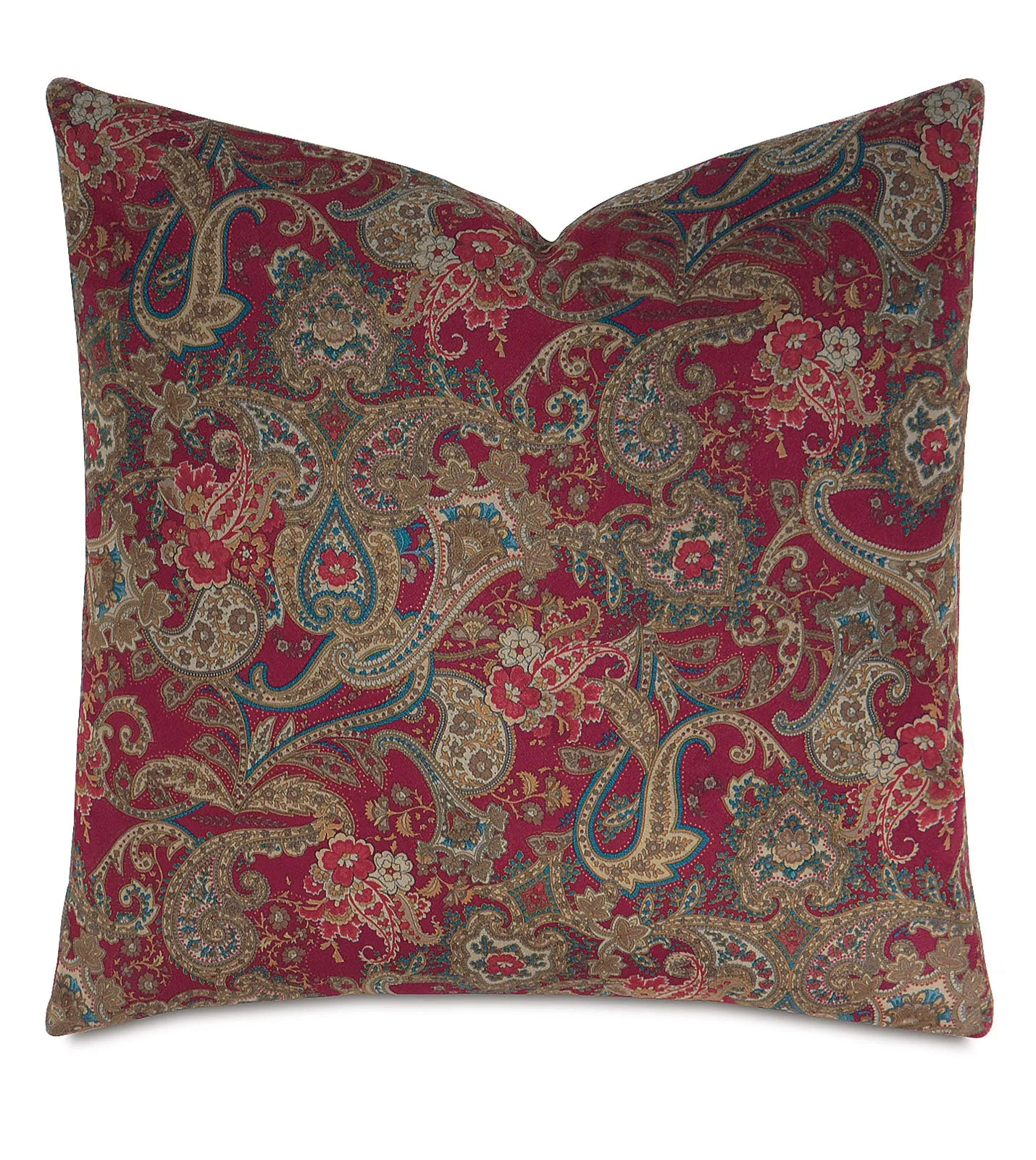 Carmella Rouge Paisley Throw Pillow Cover 20x20