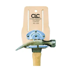 CLC Tool Works Series 839 Hammer Holder, Leather, Tan, 7-1/2 in W, 2.4 in H