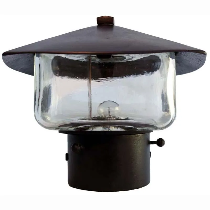 Coe Studios GL Solid Bronze Garden Lamp with Bayonet LED