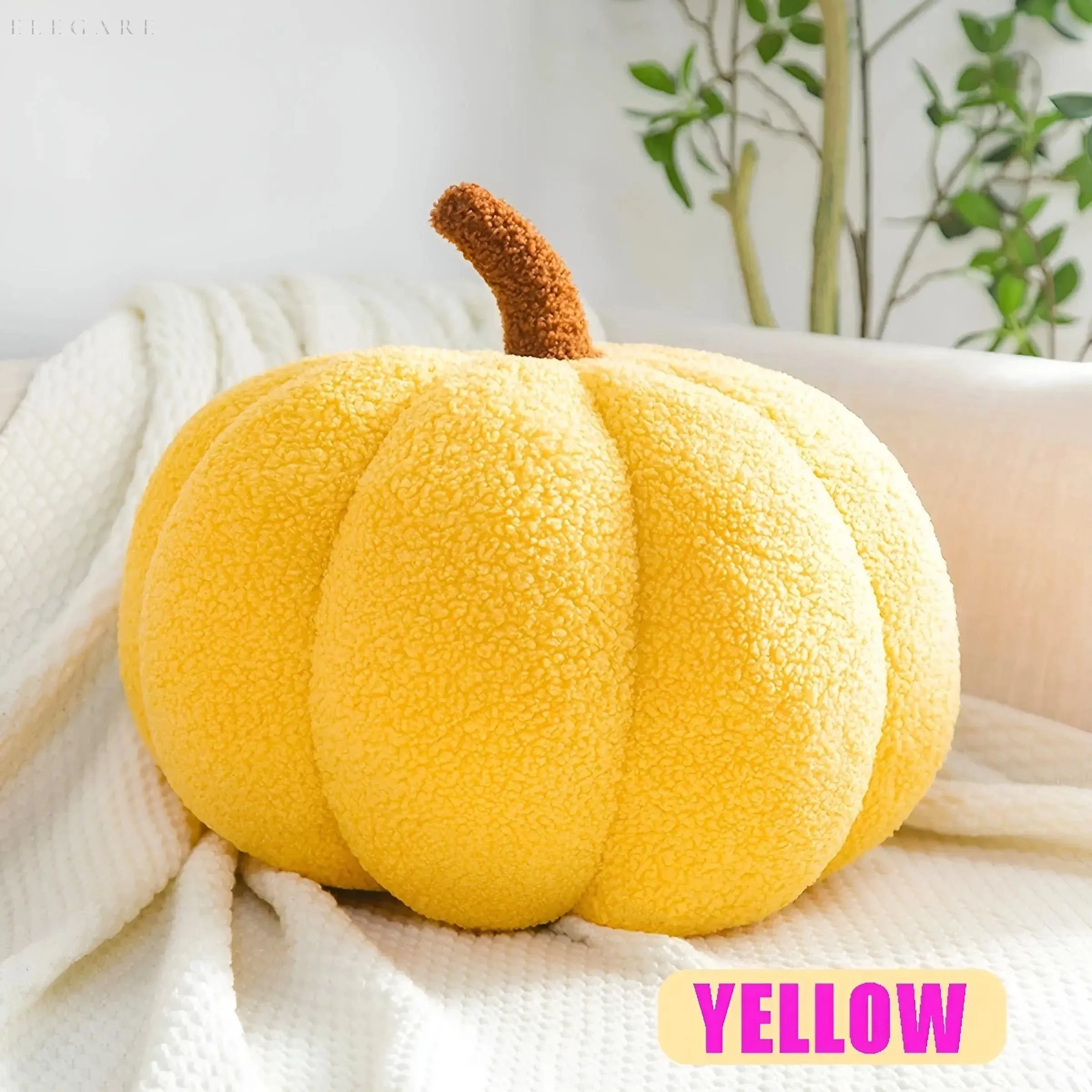 CozyPumpkin Pillow - Weiches Halloween-Kürbis-Kissen Plüschtier für Kinder