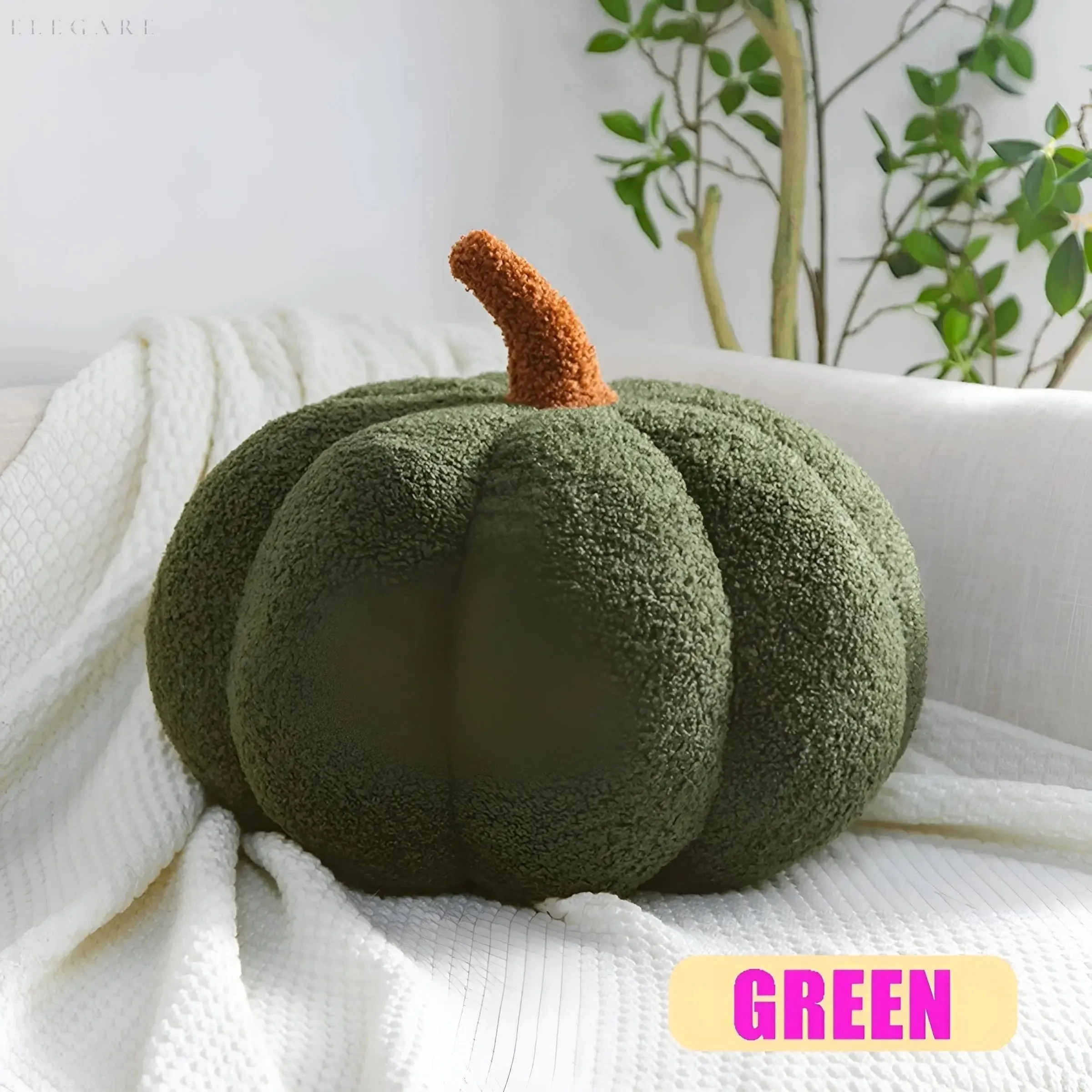 CozyPumpkin Pillow - Weiches Halloween-Kürbis-Kissen Plüschtier für Kinder