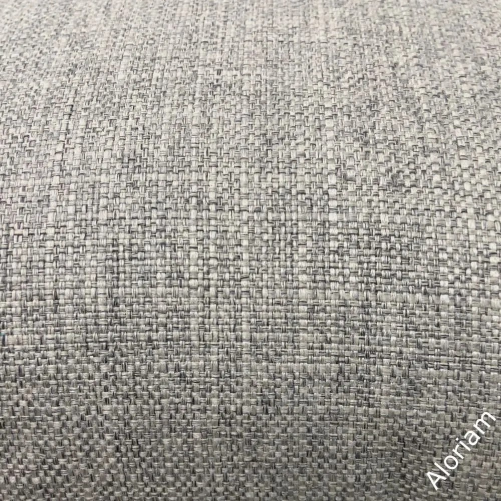 Curzon Light Gray Heather Basketweave Pillow Cover