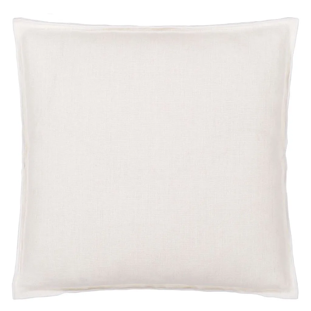 Designers Guild Brera Lino Alabaster & White Decorative Pillow