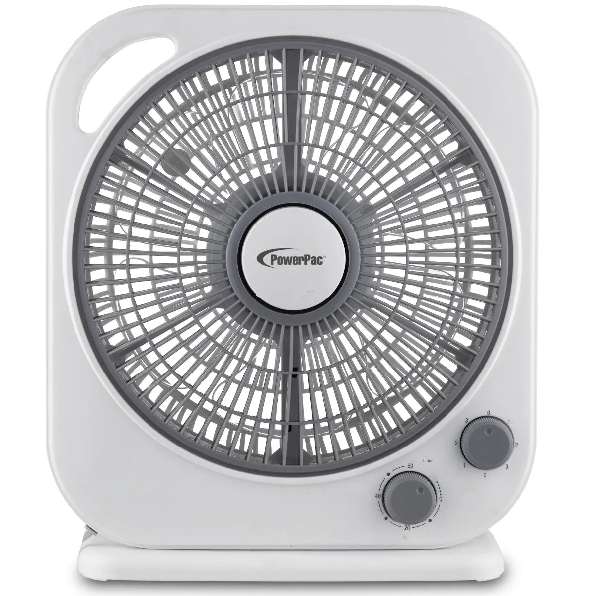 Desk Fan 10" Electric Box Table Fan with Timer (PPBF20)