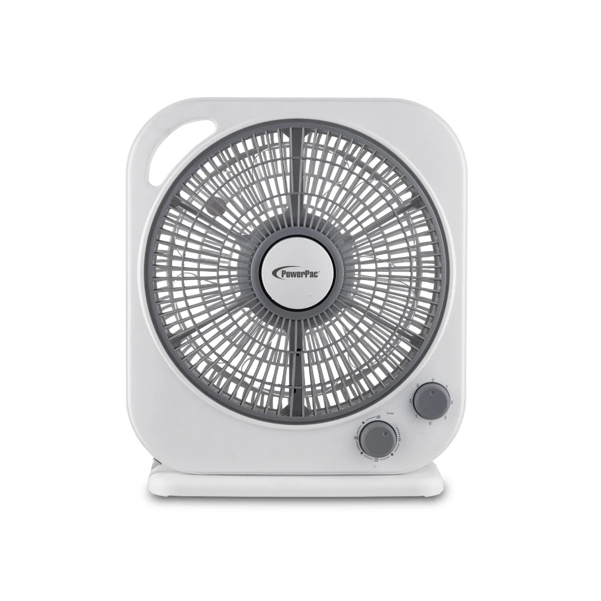 Desk Fan 10" Electric Box Table Fan with Timer (PPBF20)