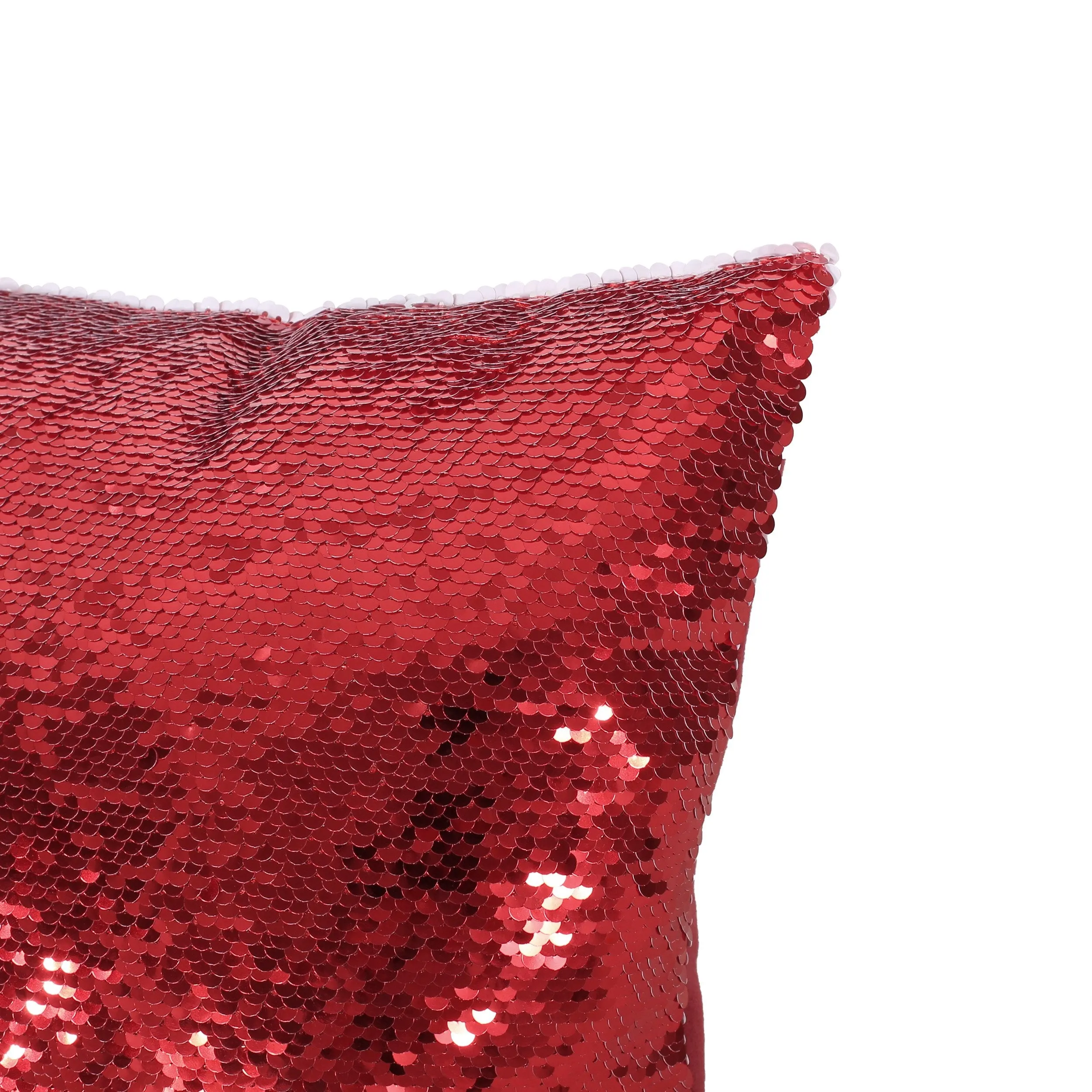 Desota Glam Sequin Christmas Throw Pillow Cover