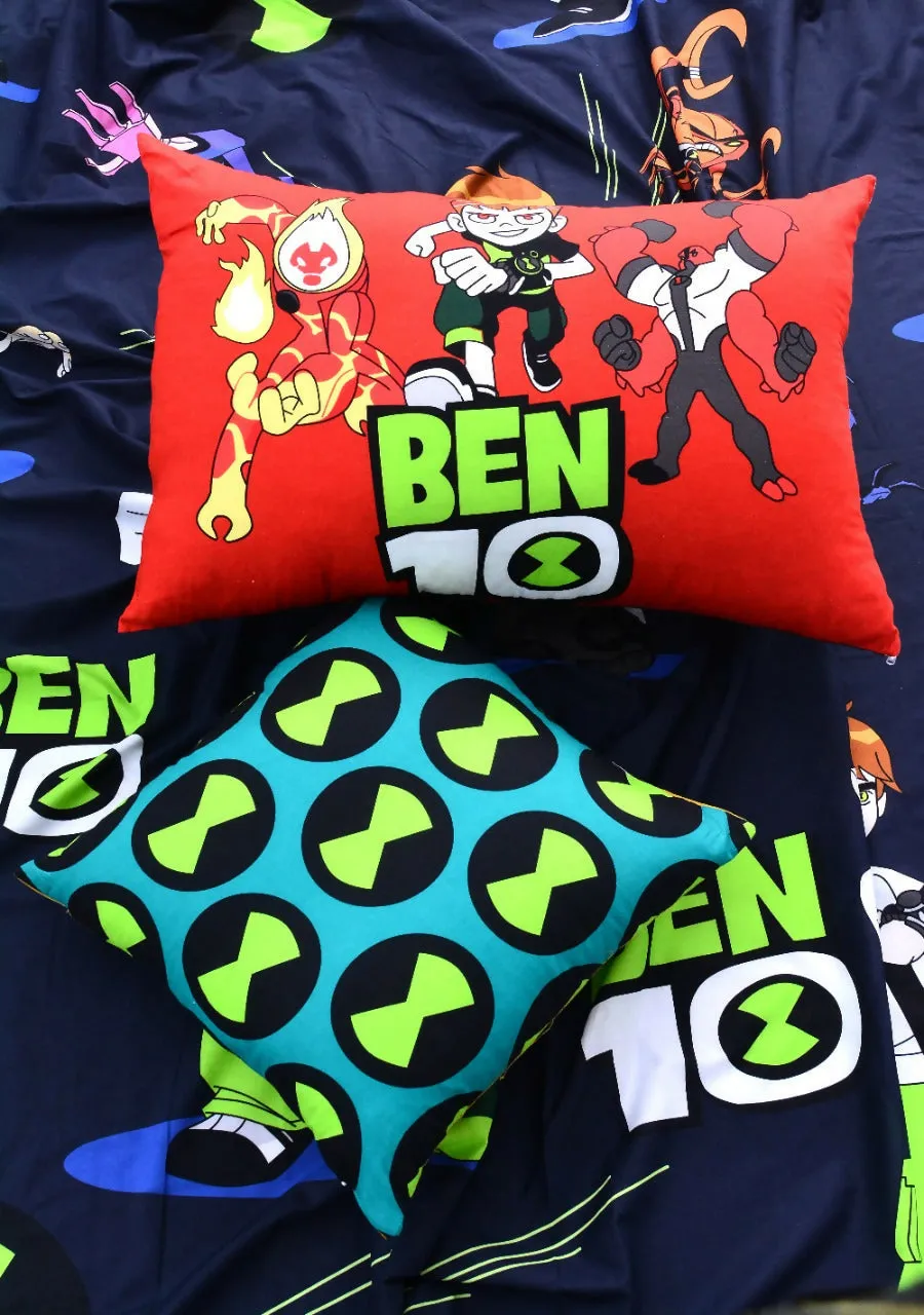 Digital Printed Junior Single Bed Sheet-Ben10