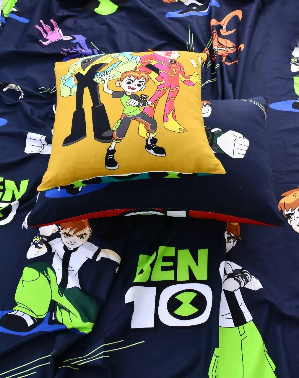 Digital Printed Junior Single Bed Sheet-Ben10