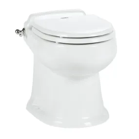 Dometic MasterFlush 8740 White Electric Macerating Toilet - Raw/Fresh Water