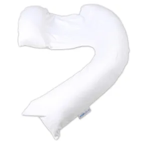 Dreamgenii Pregnancy, Support & Feeding Pillow (White)