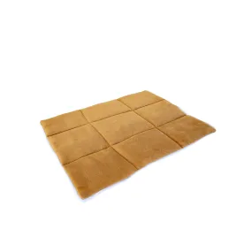 Durable Polar Fleece Pet Cushion Mat for Crates 24in Beige