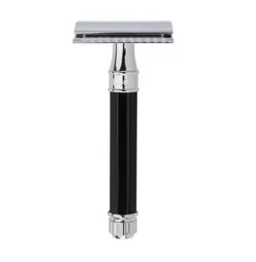 Edwin Jagger DE8 Black Octagonal DE Safety Razor