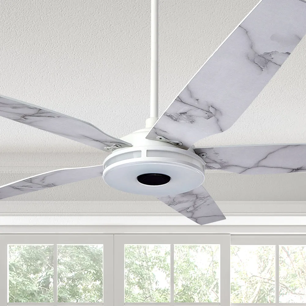 Explorer Smart Ceiling Fan with LED Light and Remote Outdoor/Indoor 56"