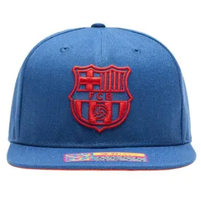 Fan Ink Collection Barcelona Crayon Snapback Hat - Blue