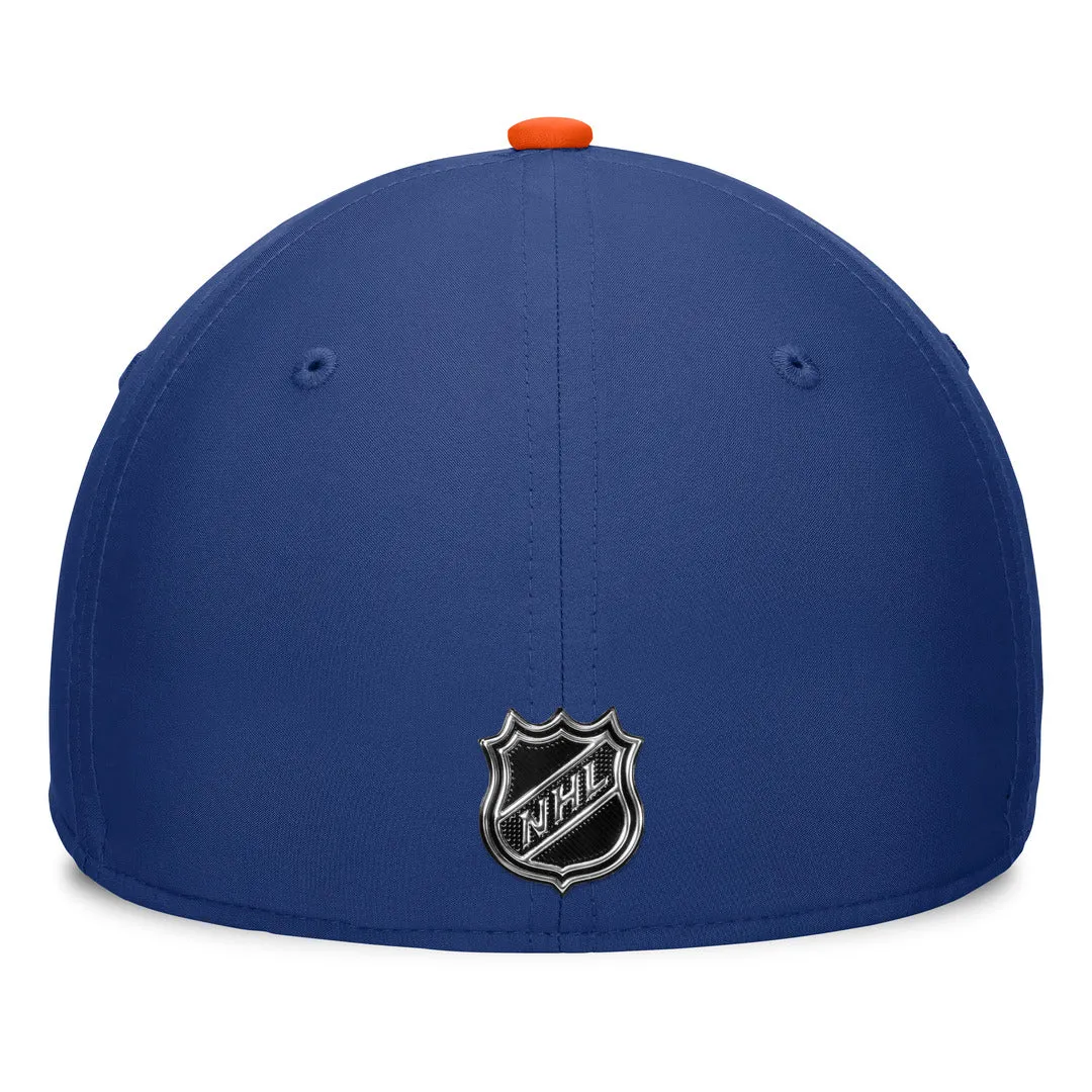 Fanatics Men's NHL Edmonton Oilers 2024 Rink Flex Logo Cap