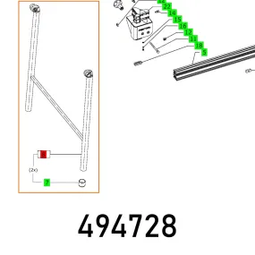 Festool, Foldaway Leg Mft/3, FES494728