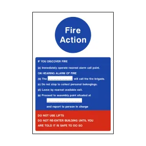 Fire Action Notice Version 1