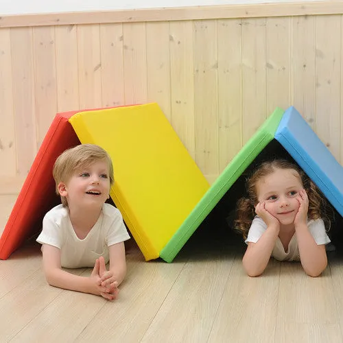 Foldaway Playmat W, 200 x 140 x 4cm (Rainbow)