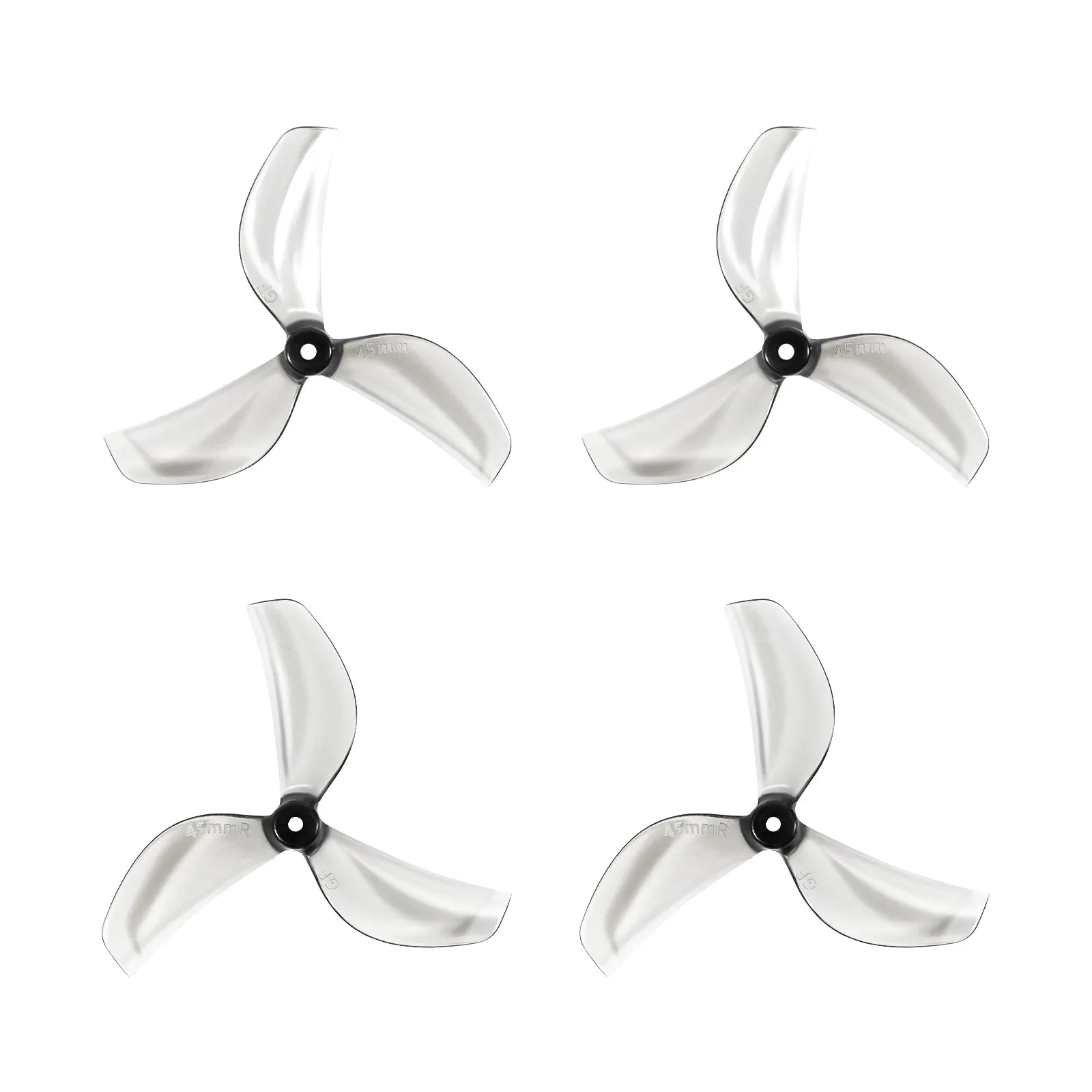 Gemfan 45mm 2-Blade&3-Blade Propellers (1.5mm Shaft 4PCS)