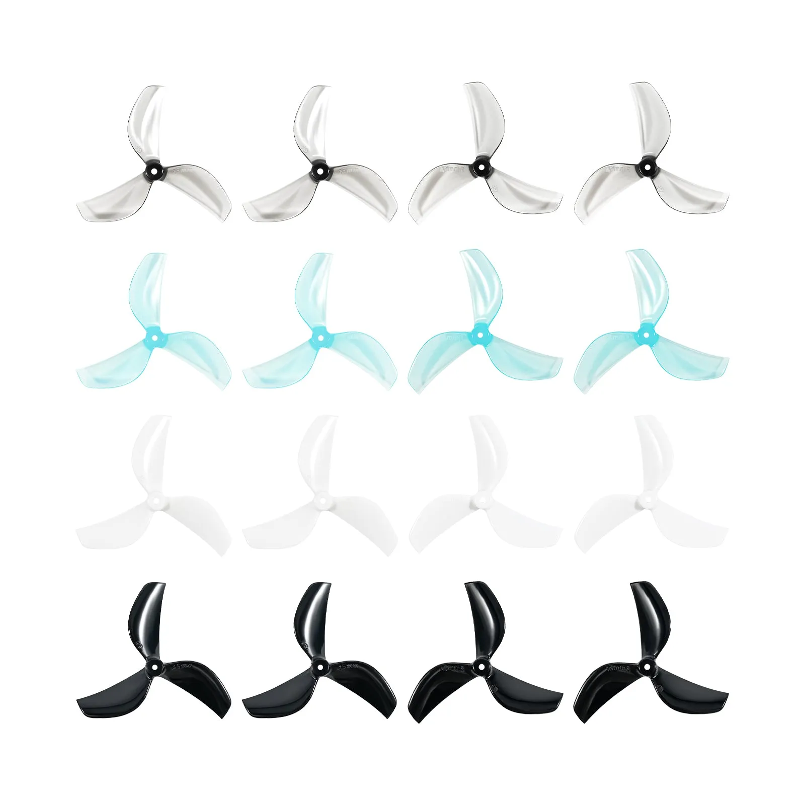 Gemfan 45mm 2-Blade&3-Blade Propellers (1.5mm Shaft 4PCS)