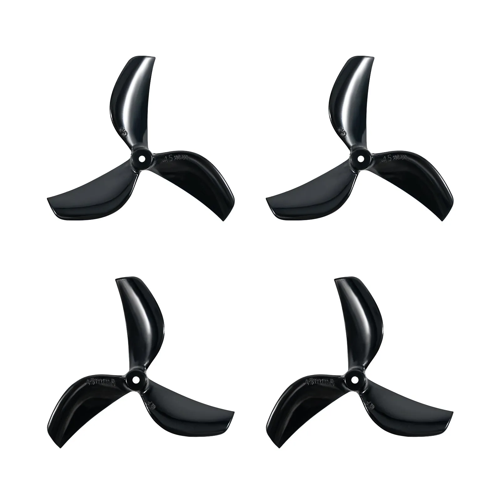 Gemfan 45mm 2-Blade&3-Blade Propellers (1.5mm Shaft 4PCS)