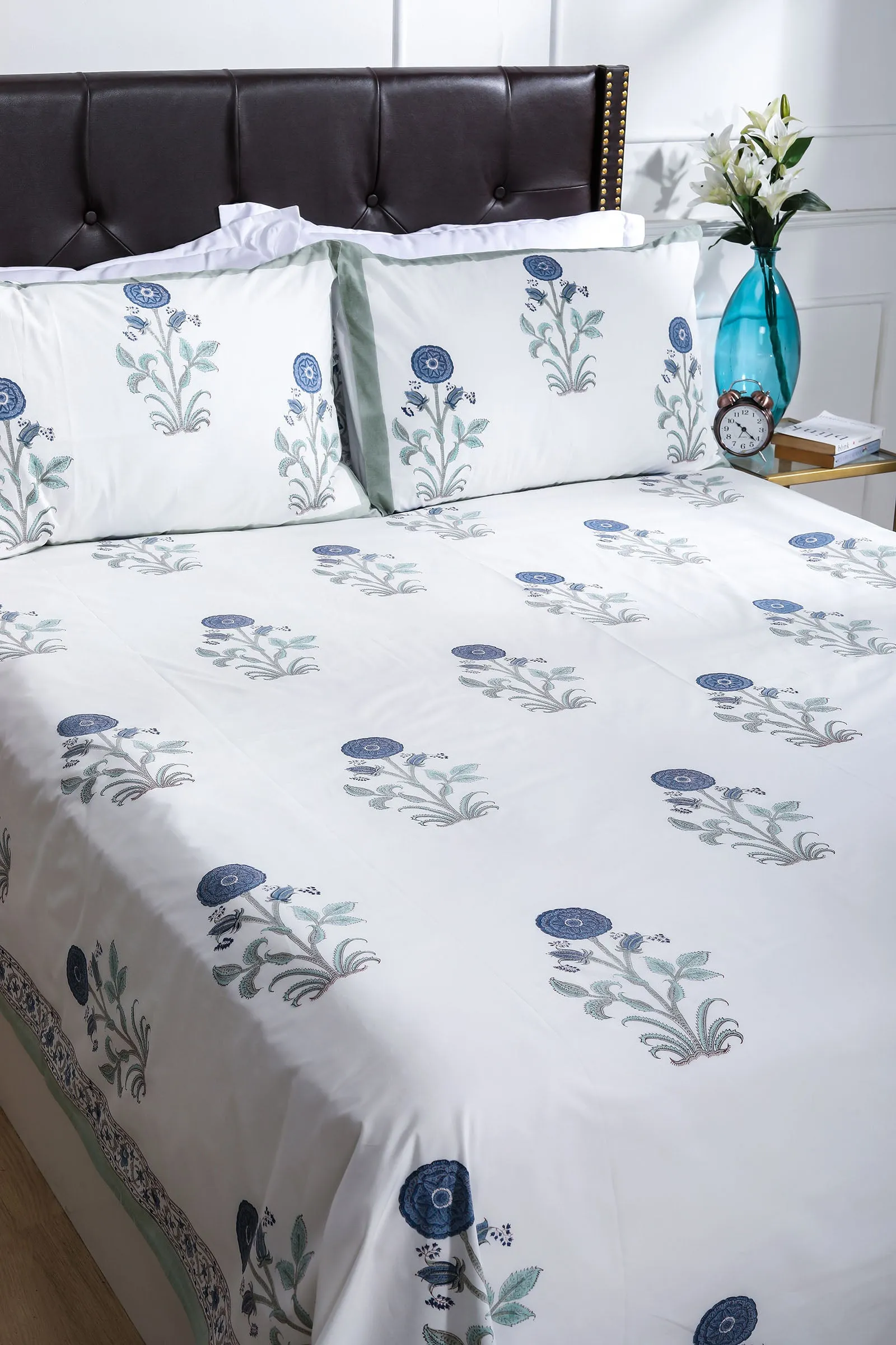 Genda Phool Cotton Percale Bedsheet