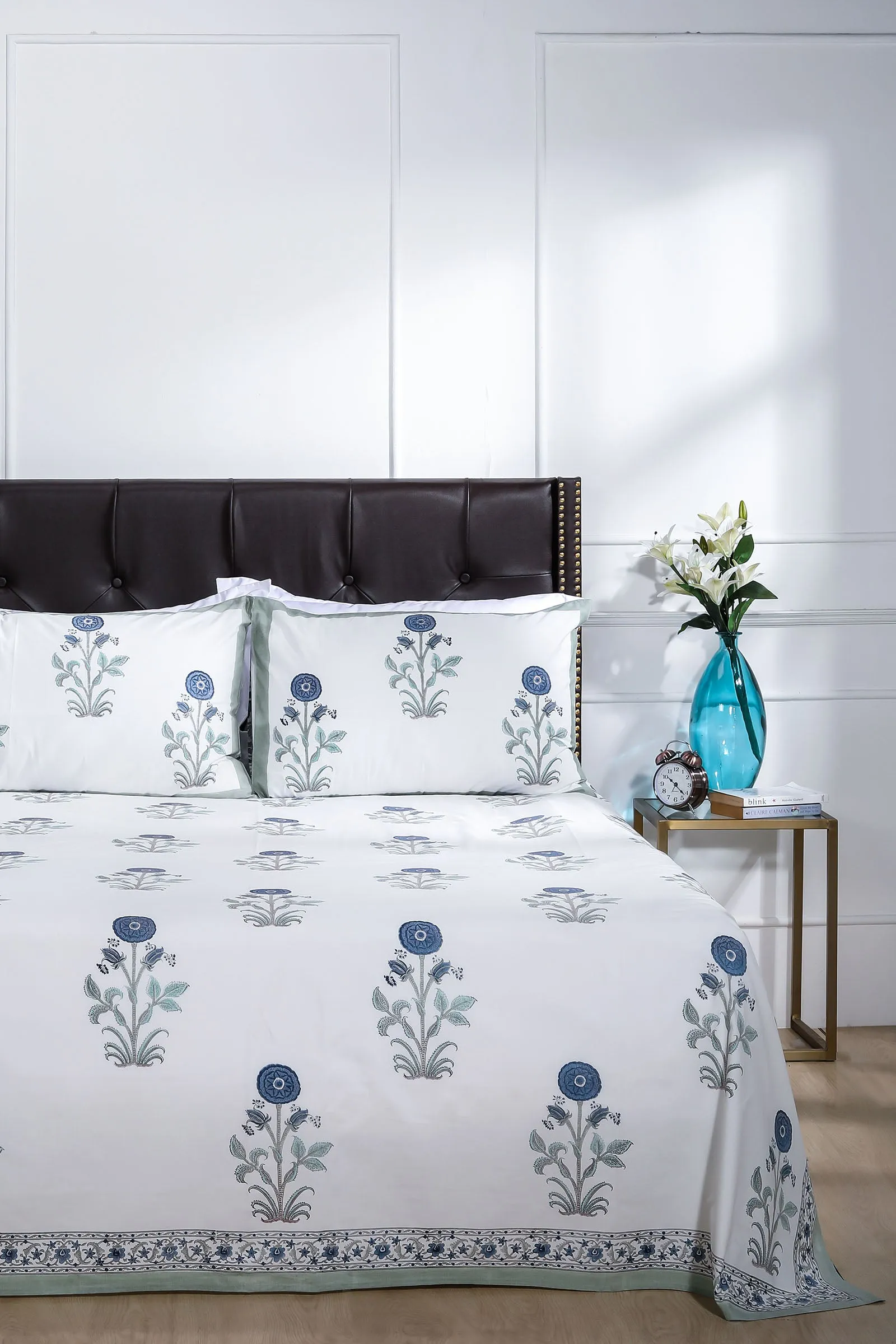 Genda Phool Cotton Percale Bedsheet