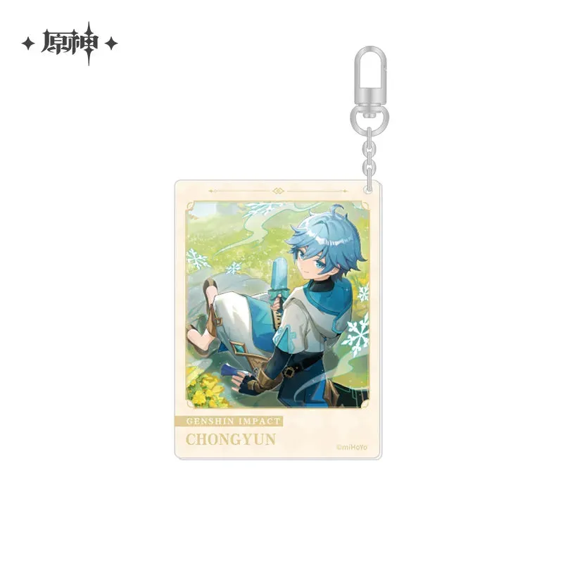 Genshin Impact Fateful Day Series Birthday Acrylic Keychain Vol 4