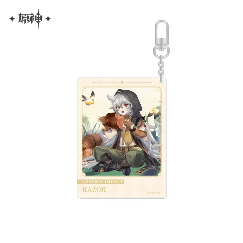 Genshin Impact Fateful Day Series Birthday Acrylic Keychain Vol 4