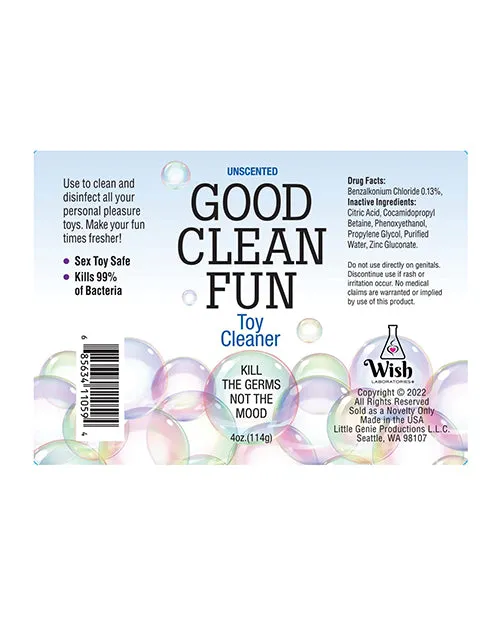 Good Clean Fun Toy Cleaner