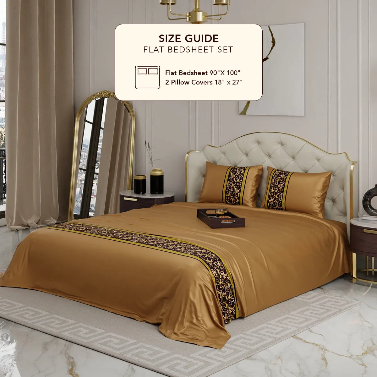 Grandeur of the Sun King Bedsheet Set