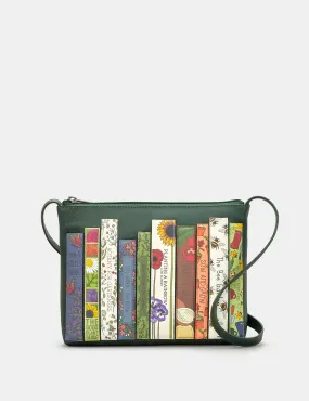 Green Fingers Bookworm Leather Cross Body Bag