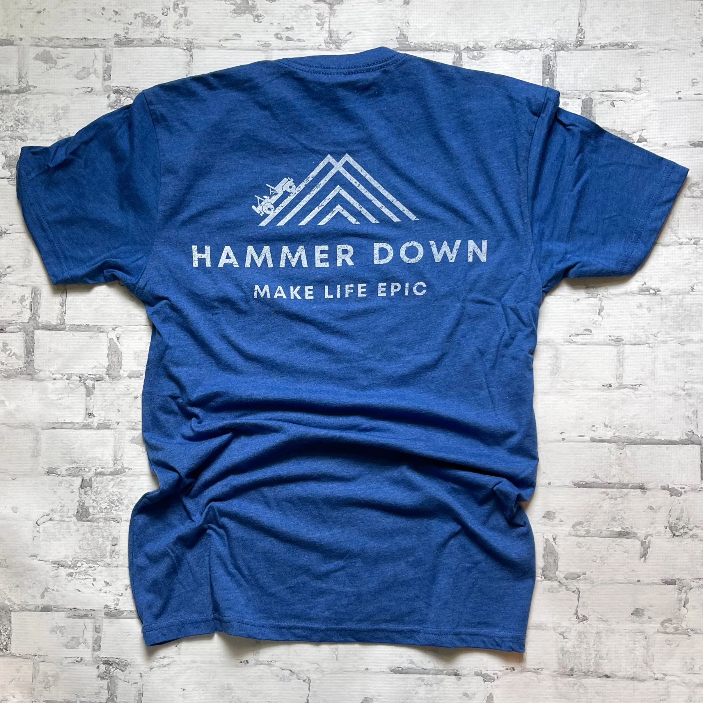 Hammer Down "Jeep Mountain" Short Sleeve T-shirt - Royal