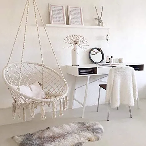 Hanging Hammock Chair Macrame Swing - Bormart