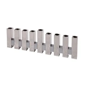 Hanukkah Menorah - Standing Squares - Hammer Work   Matt