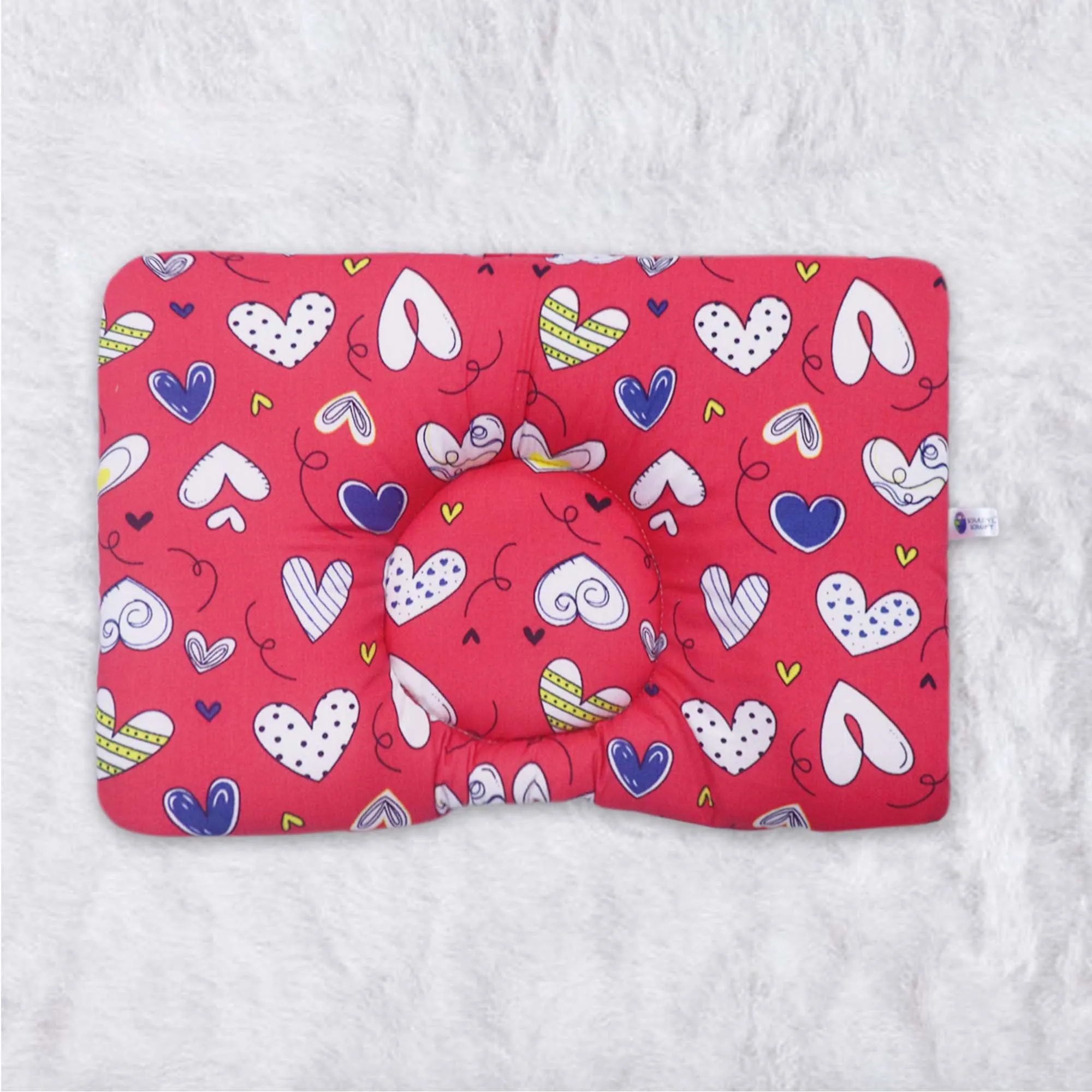 Heart Story New Born Pillow | Baby Pillow | Head Shaping Pillow