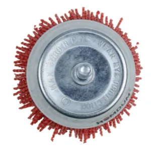 Homdum INGCO Red Nylon Fiber Brush Cup Brush 75 mm Diameter ¼” Shaft 4500rpm Drill bits Cleaning Brush Polishing Brush Derusting disc Brush