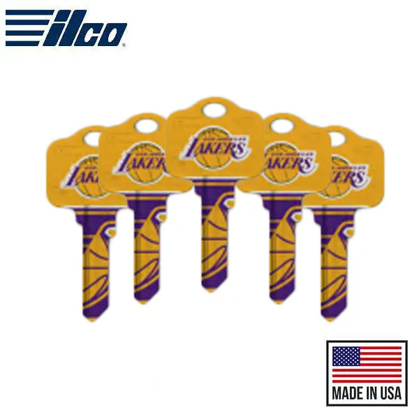 Ilco - NBA TeamKeys - Key Blank - Los Angeles Lakers - KW1 (5 Pack)