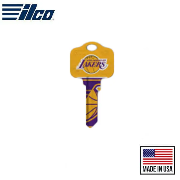 Ilco - NBA TeamKeys - Key Blank - Los Angeles Lakers - KW1 (5 Pack)