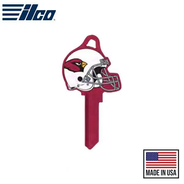 Ilco - NFL TeamKeys - Helmet Edition - Key Blank - Arizona Cardinals - SC1 (5 Pack)