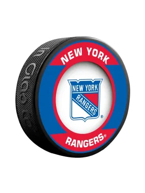 Inglasco NHL New York Rangers Retro Puck