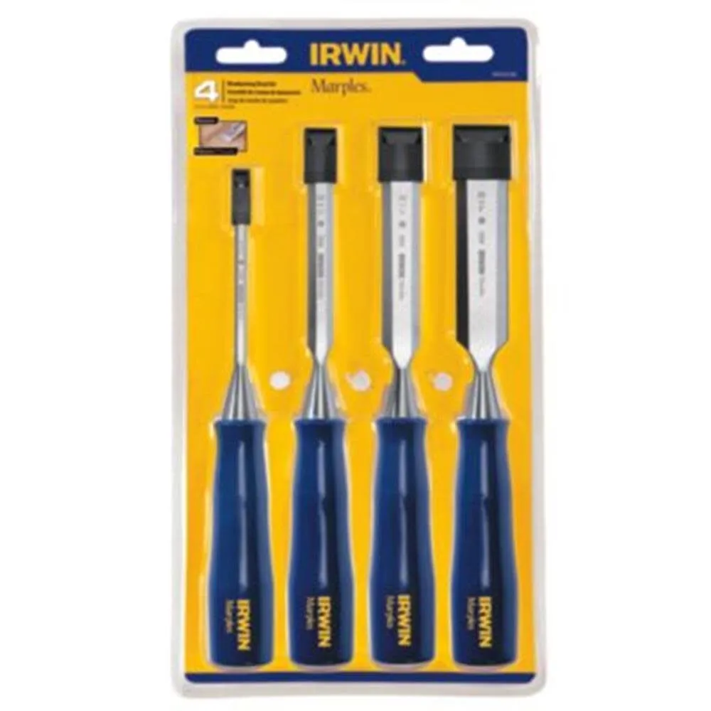 Irwin Blue Industrial Tools  Carded Chisel Set, 4-Piece