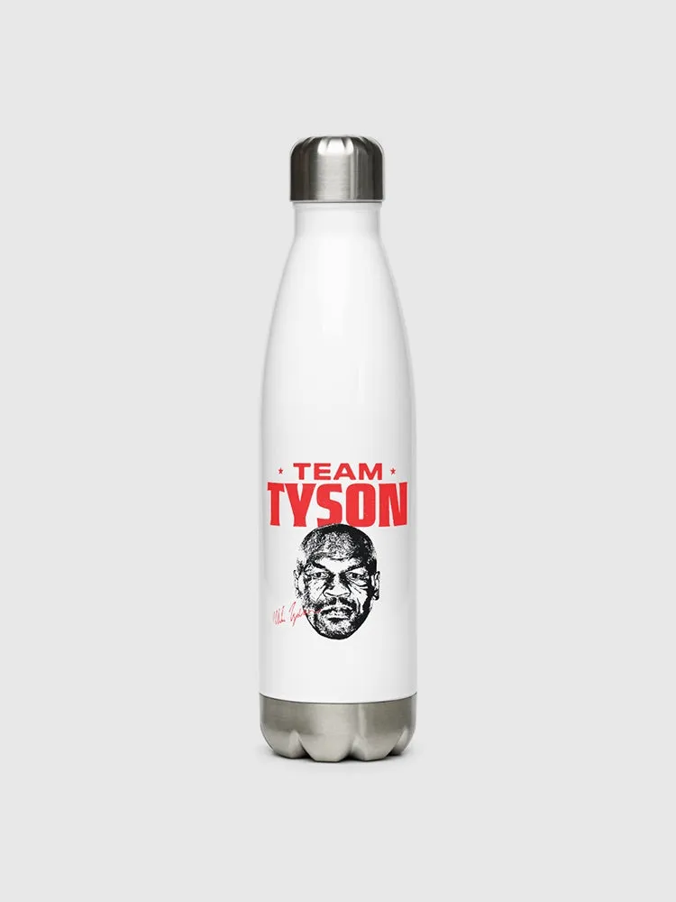 Jake Paul vs. Mike Tyson Team Tyson Stainless Steel Water Bottle