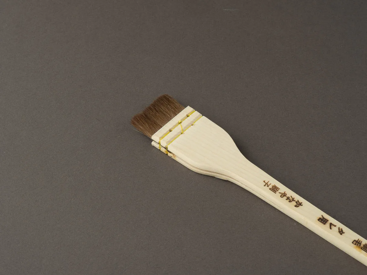 Kanaya - 34mm Long Sauce Brush - Horse Hair